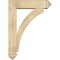 Ekena Millwork Thorton Arts and Crafts Rough Sawn Bracket w/ Offset Brace, Douglas Fir, 8"W x 32"D x 44"H BKT0806X32X44THR03RDF - alternate 2